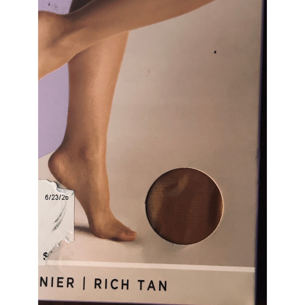 Silk Impressions Pantyhose Women Medium Beige Rich Tan New 4 Pair Bundle Sheer